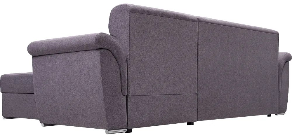 Set de canapea, ţesătură Queens gri închis, dreapta, FABO