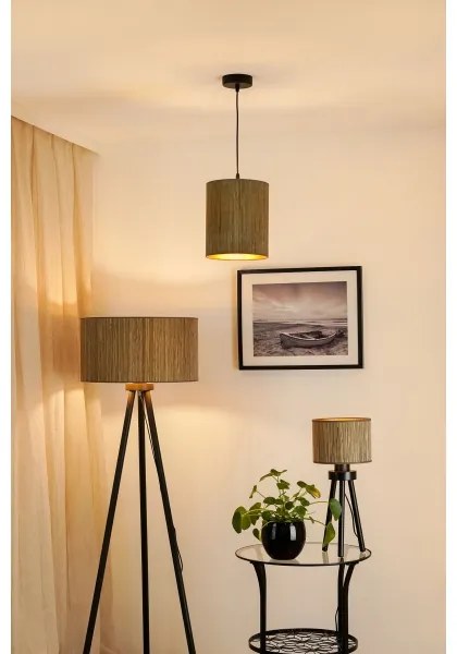 Brilagi - Lustr BOSTON ROLLER 1xE27/15W/230V pr. 21 cm maro/auriu