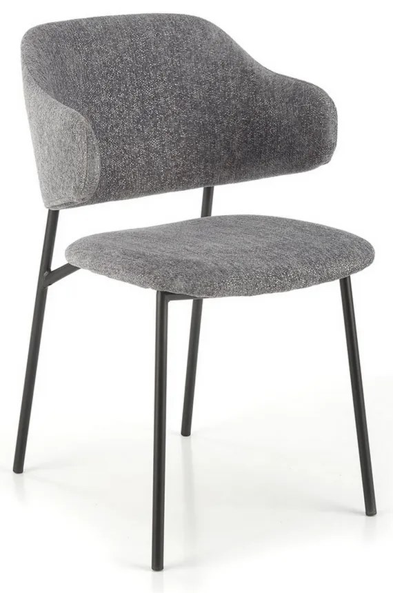 Scaun de bucaterie Lutero, gri
