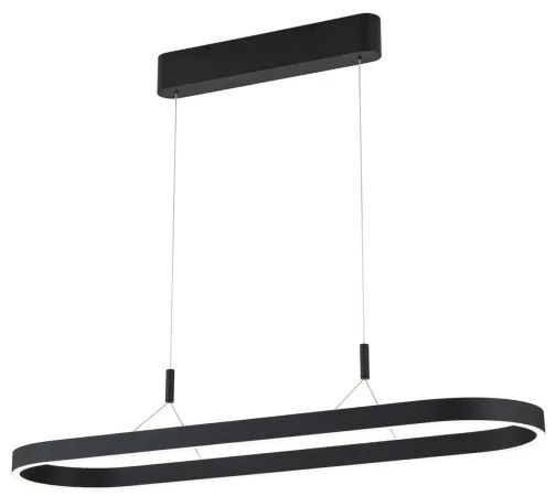 Orion - Lustră LED suspendată pe cablu CARRARA, 80W/230V, 2700/3000/4000K, negru