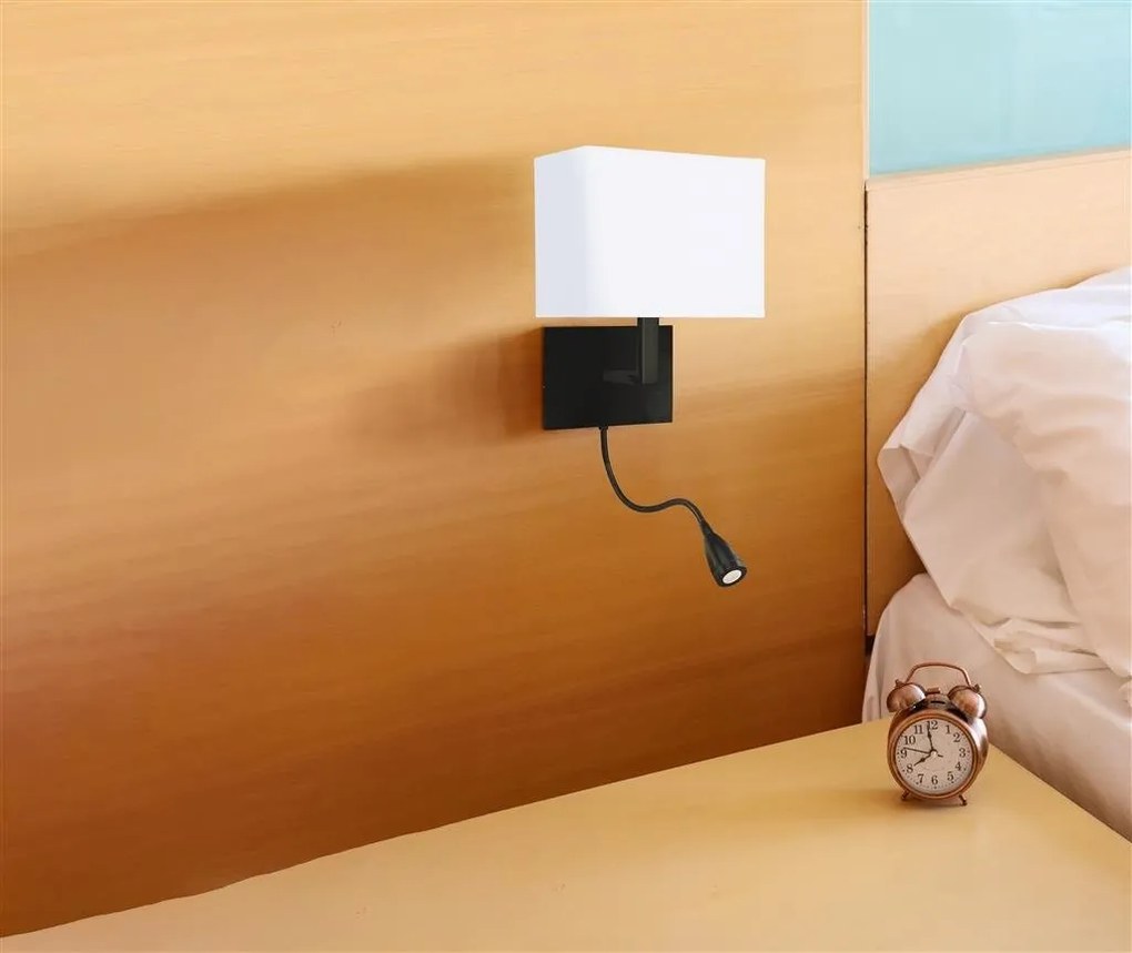 Aplica de perete cu reader LED design elegant Hotel