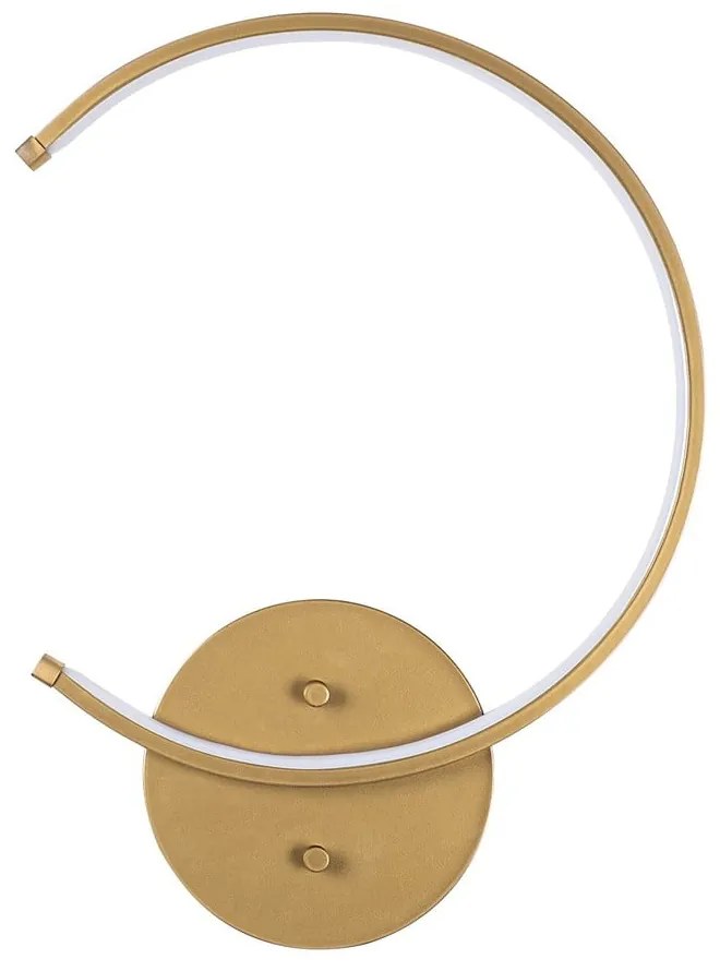 Aplică de perete aurie LED ø 10 cm Moon – Opviq lights