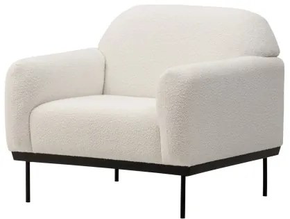 Fotoliu relaxant alb ANDERSON