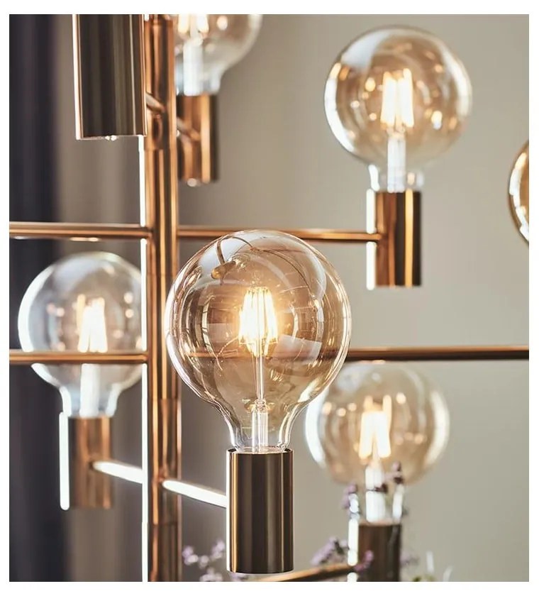 Lustră cu 10 becuri Markslöjd Paris, auriu