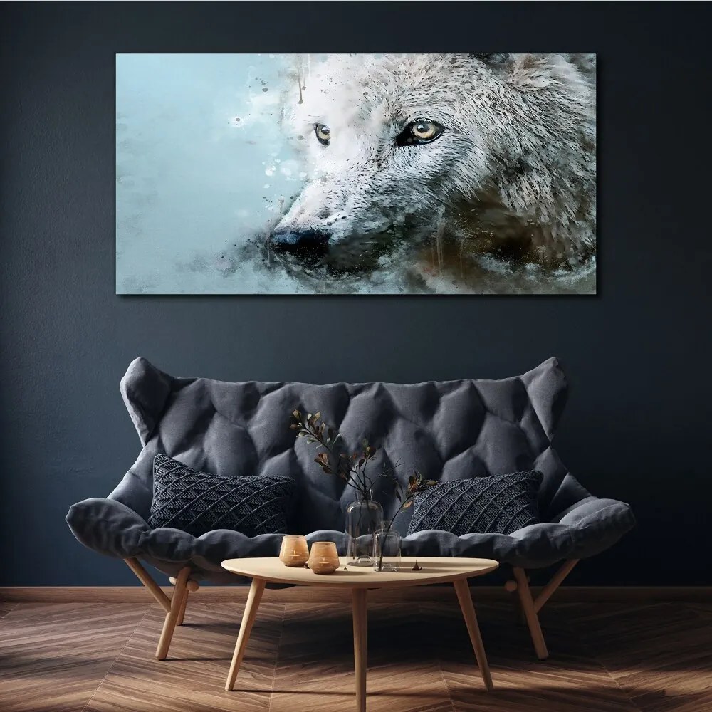 Tablou canvas Lup animal sălbatic