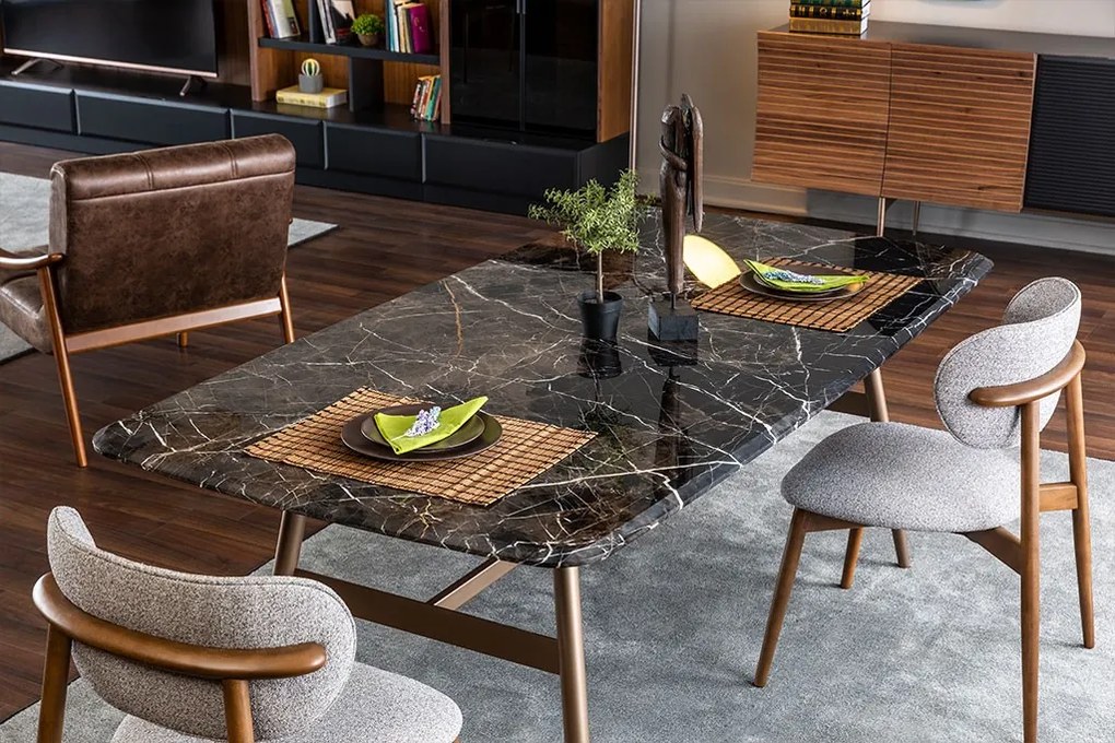 Set de 6 scaune tapitate pentru dining - picasso