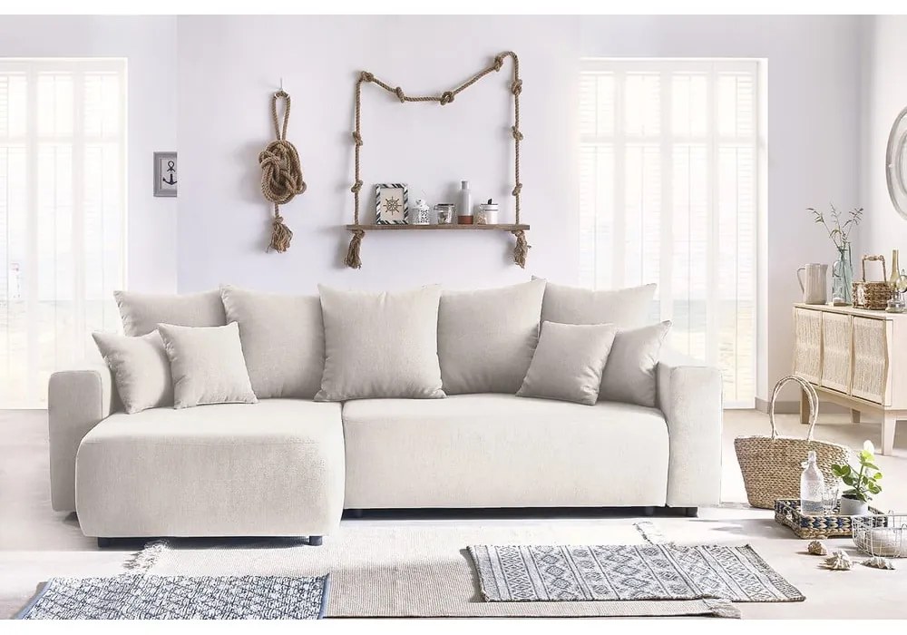 Colțar extensibil Bobochic Paris Envy, bej deschis
