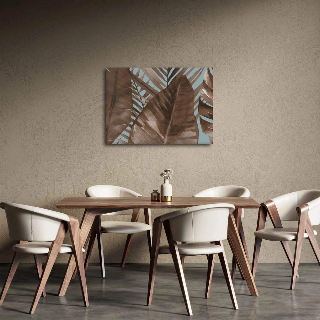 Tablou - Frunze de palmier acvarel (70x50 cm)