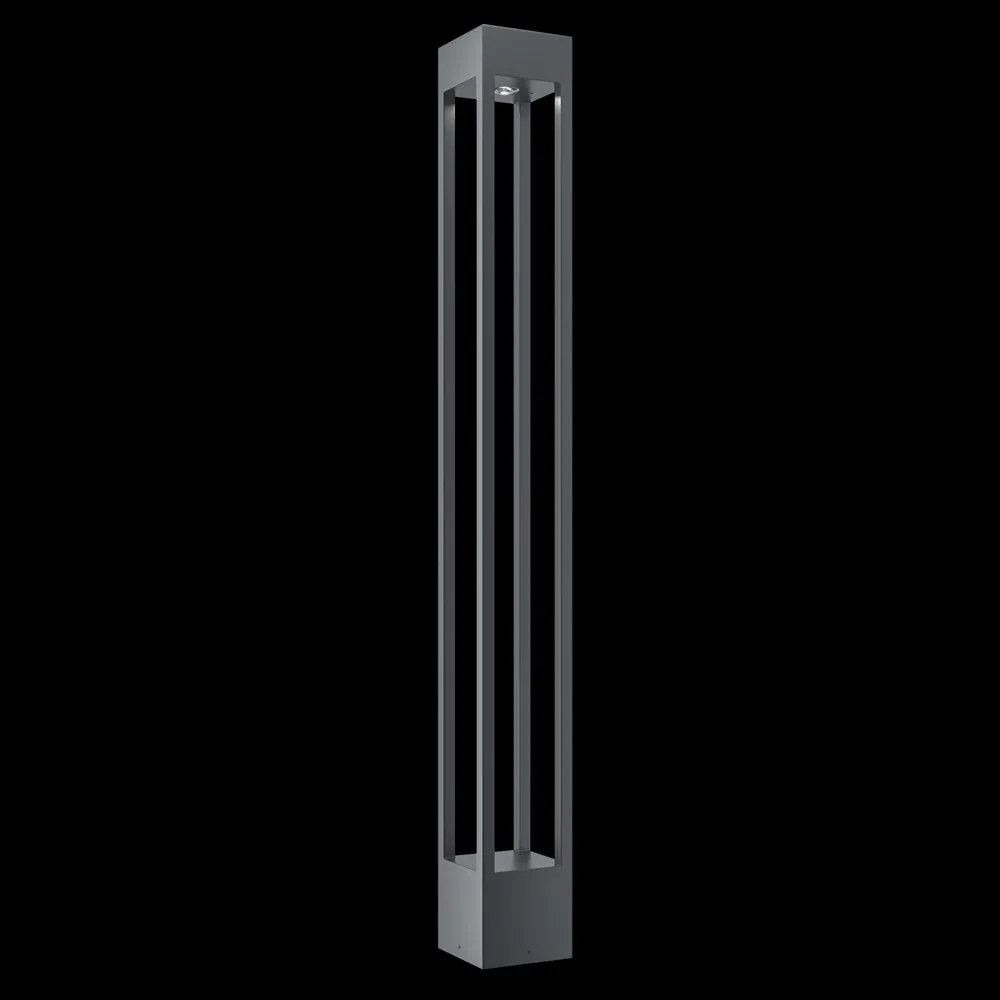 Stalp LED pentru iluminat exterior IP65 Elbe grafit H-100cm