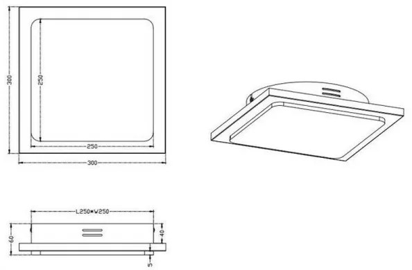 TRIO - Plafonieră dimmabilă LED DENVER 1xLED/20W/230V patină