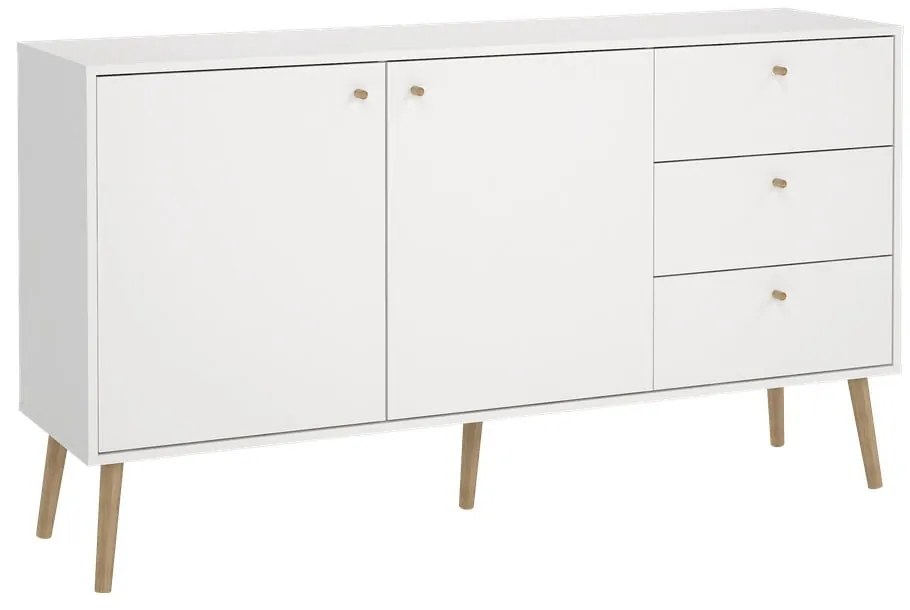 Comodă albă joasă 149x82 cm Bodo – Tvilum