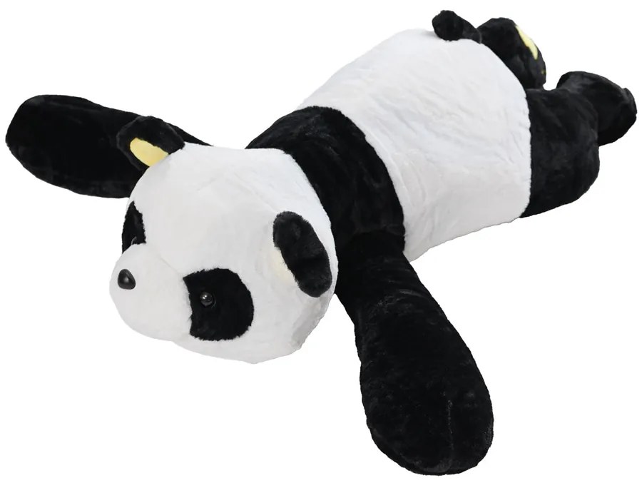 PANDA de plus cu paturica cocolino in interior, alb-negru