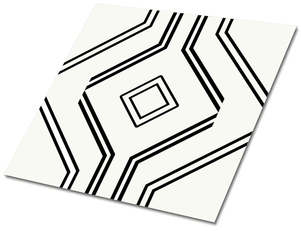 Plăci de vinil Linii geometrice negre