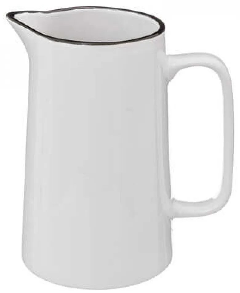 Cafetiera din ceramica alba CORVIN, 1 l