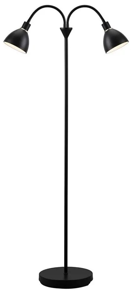 Nordlux - Lampă de podea RAY 2xE14/25W/230V neagră