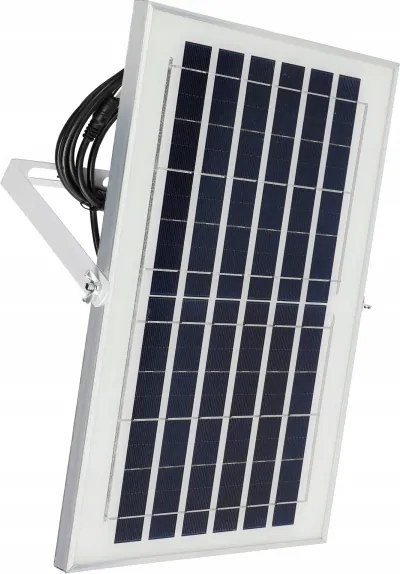 Proiector solar LED reglabil, 50 W, 3,2 V, 5000 K, 6000 mAh, IP65, negru + telecomandă