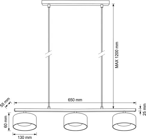 Brilagi - lustra LED RGB reglabilă AURA LUX 3xGX53/14W/230V Wi-Fi Tuya negru/fumuriu