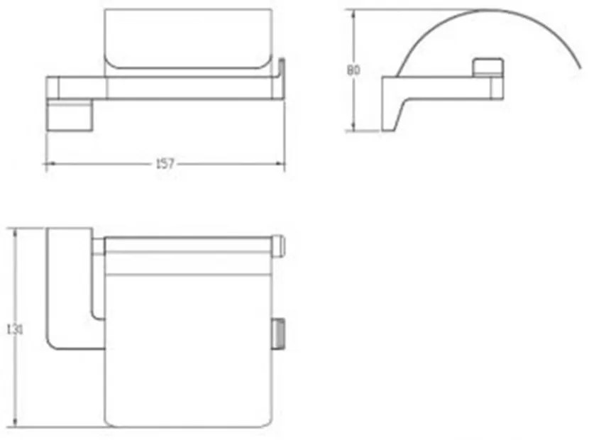 Suport pentru hârtie igienică Mamba