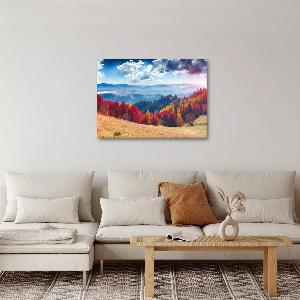 Tablou cu peisaj de toamnă pitoresc (70x50 cm)