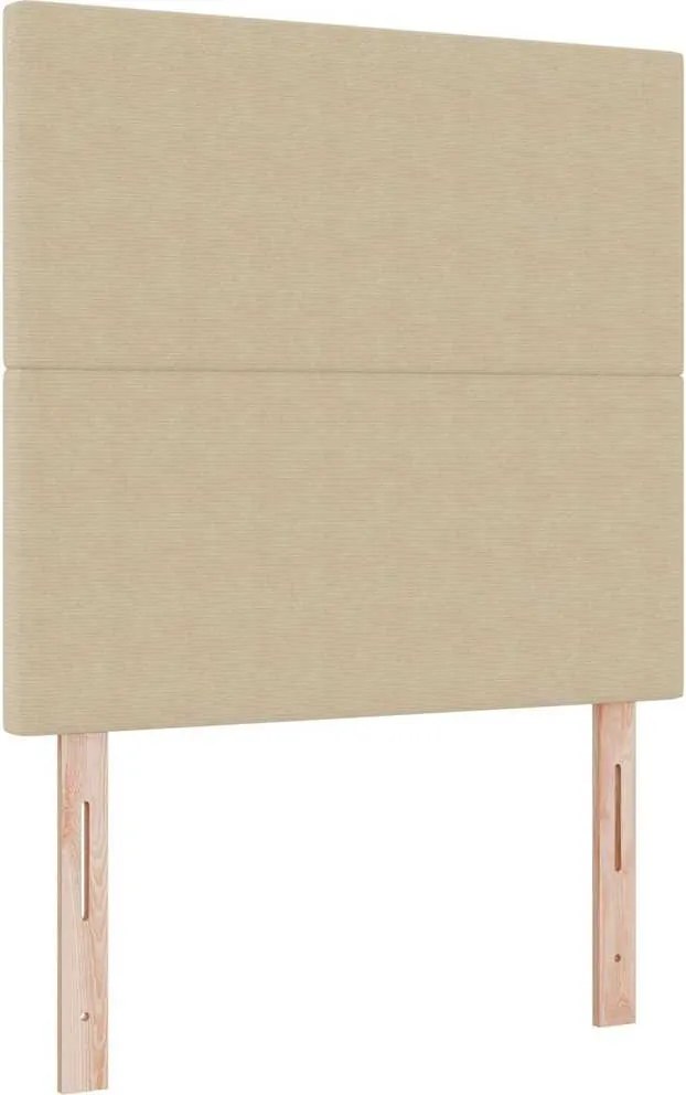 vidaXL Tăblie cap Verde deschis gri 80 cm Țesătură din corduroy