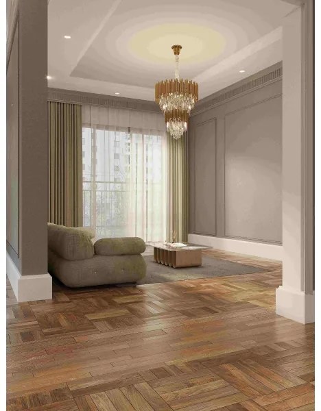 Lustră pe lanț MAXLIGHT P0283 VOGUE 16xE14/40W/230V d. 60 cm auriu