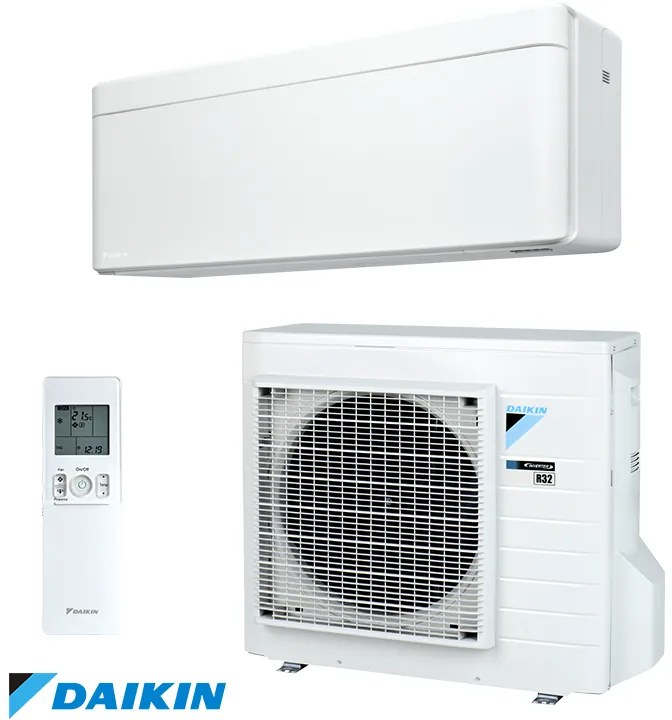 Aparat de aer conditionat inverter Daikin Stylish FTXA42AW + RXA42B, 14000 BTU, 33 m², A++ / A++, Wi-Fi, R-32, Alb