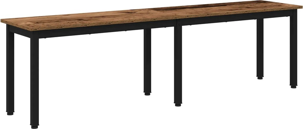 vidaXL bancă Lemn vechi 160 x 35 x 45 cm Lemn compozit