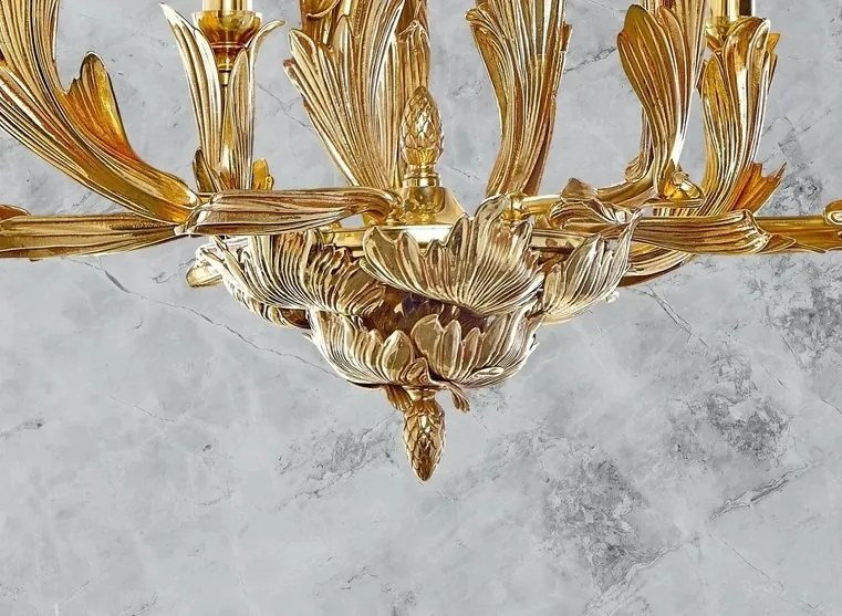 Candelabru 6 brate LUX realizata manual Sibilla
