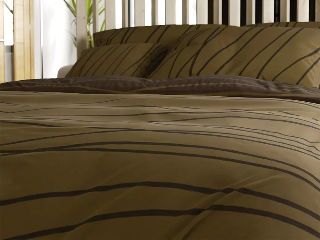 Lenjerie de pat din bumbac SOFIA DREAM maro Dimensiune lenjerie de pat: 70 x 90 cm | 140 x 200 cm