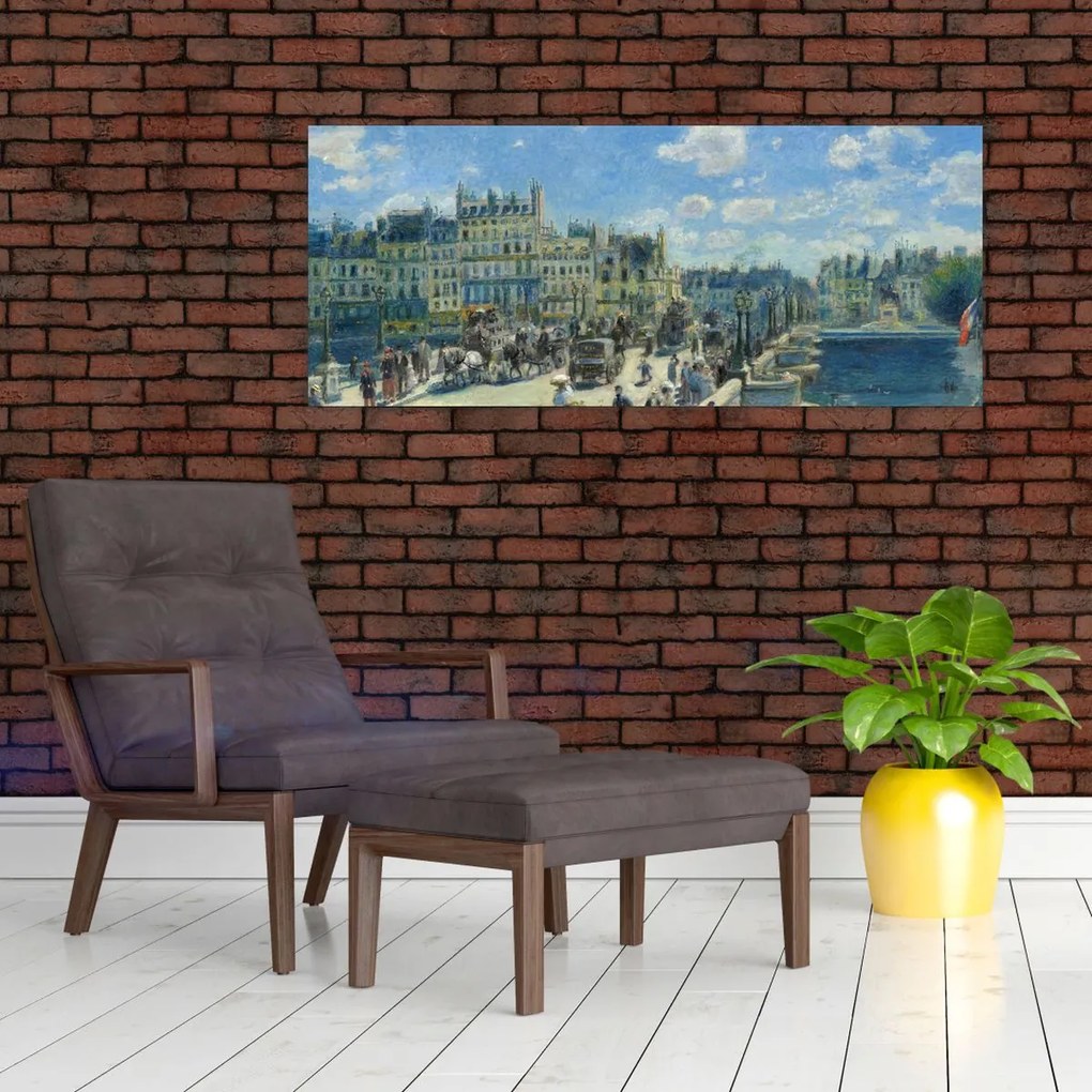 Tablou - Auguste Renoir, Pont Neuf, Paris, reproducere (120x50 cm)