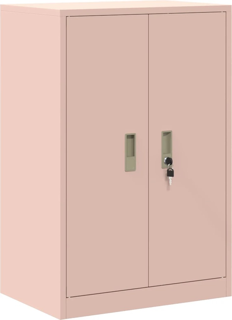 vidaXL Dulap de depozitare Roz 60 x 40 x 90 cm Oțel