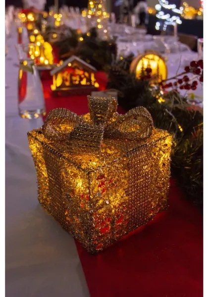 Decorațiune LED de Crăciun Retlux LED/2xAA cadou