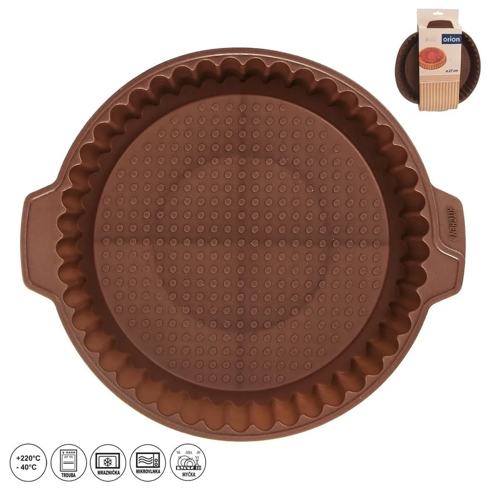 Formă de copt pentru prăjituri din silicon ø 27 cm – Orion