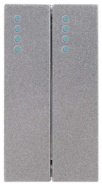 Modul Intrerupator Dublu Cap-Scara Mecanic 2M / 1M LUXION, Standard Italian