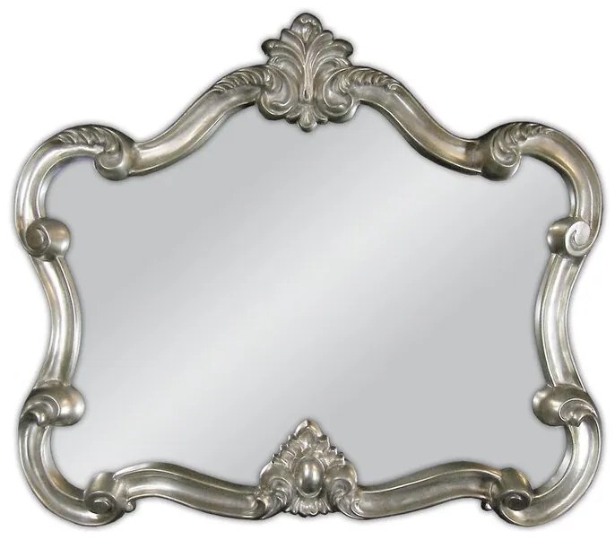 Oglindă de perete Clintonville, metal, argintie, 92 x 109 cm