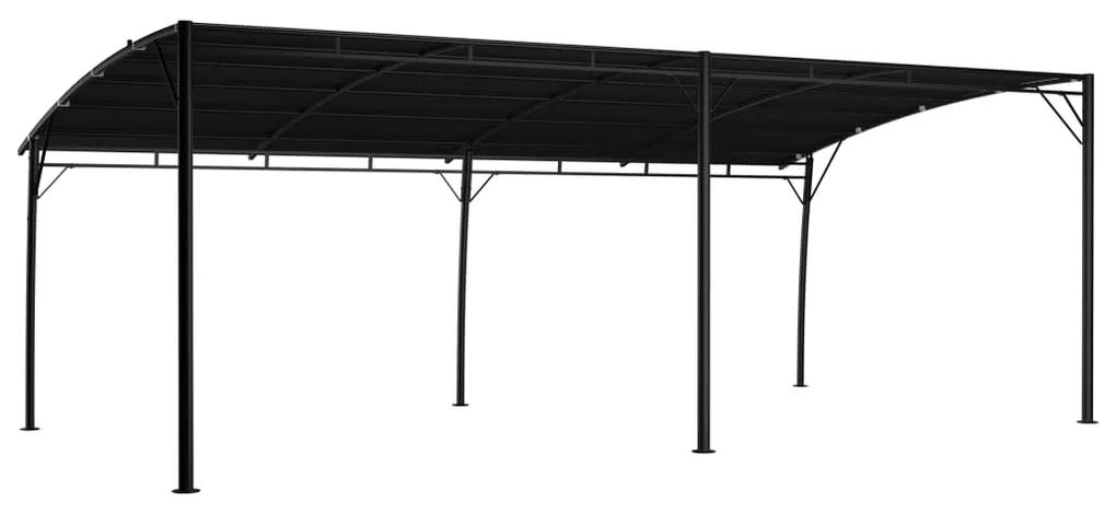 Copertina pavilion de gradina, antracit, 6x3x2,55 m Antracit, 6 x 3 x 2.55 m