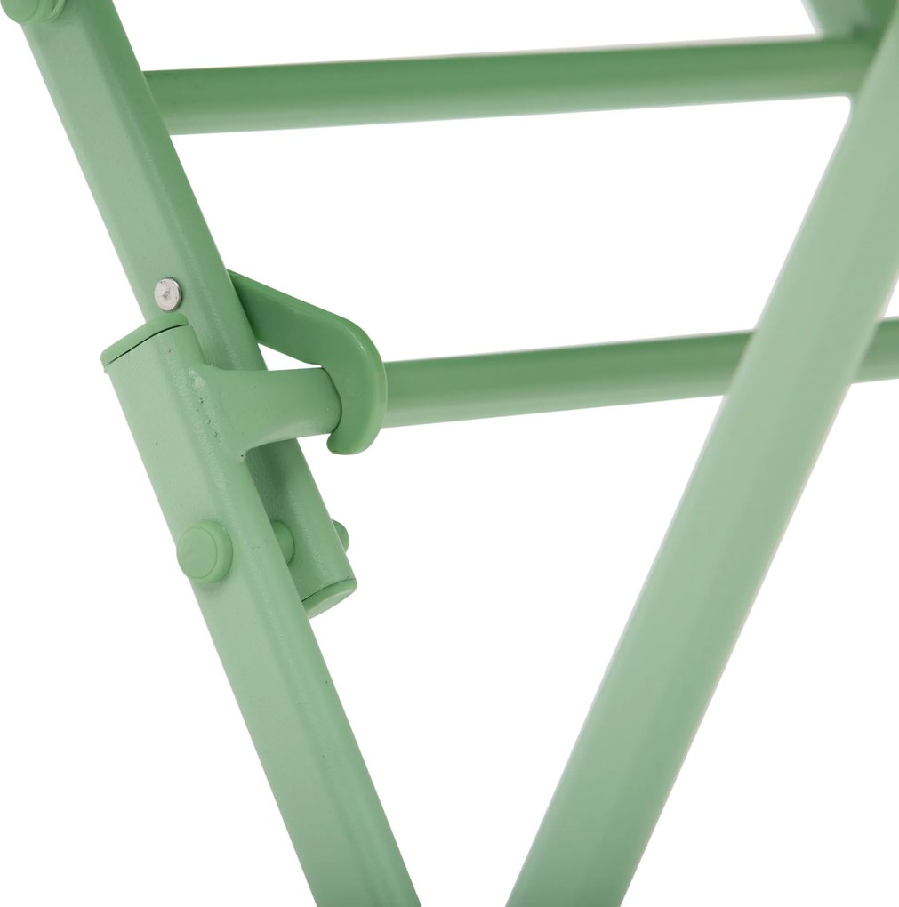 Outsunny Set de Mobilier de Grădină pentru 2 Persoane Masă Bistrou cu 2 Scaune pentru Curte Grădină Pliabil Verde | Aosom Romania