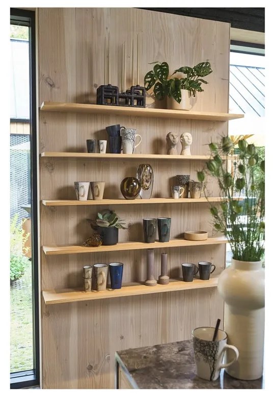 Cană albastră din gresie 350 ml Hela – Villa Collection