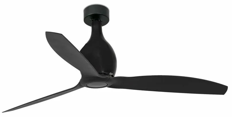 Ventilator cu telecomanda MINI ETERFAN M negru mat