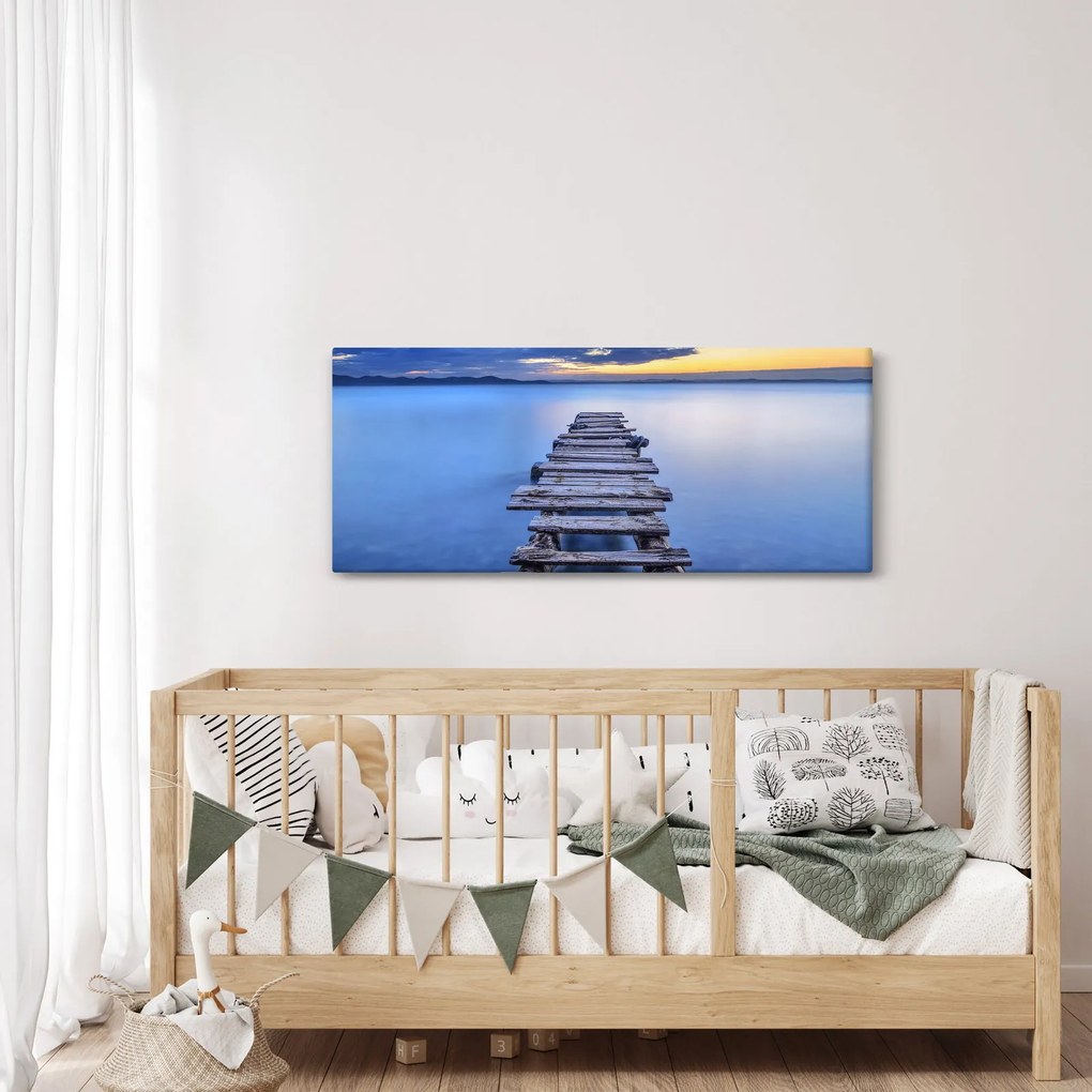 Tablou - Ponton, Zadar, Croația (120x50 cm)
