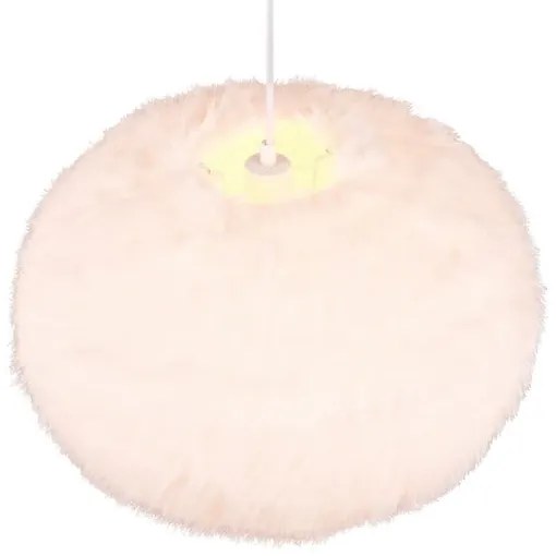 Lustră crem ø 50 cm Furry – Trio