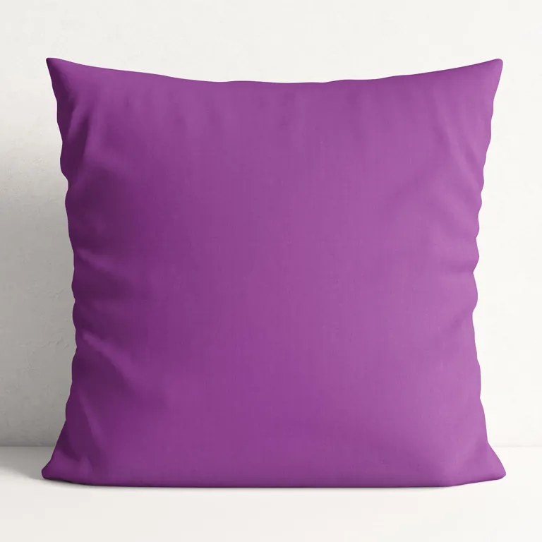 Goldea față de pernă din bumbac - violet 50 x 70 cm
