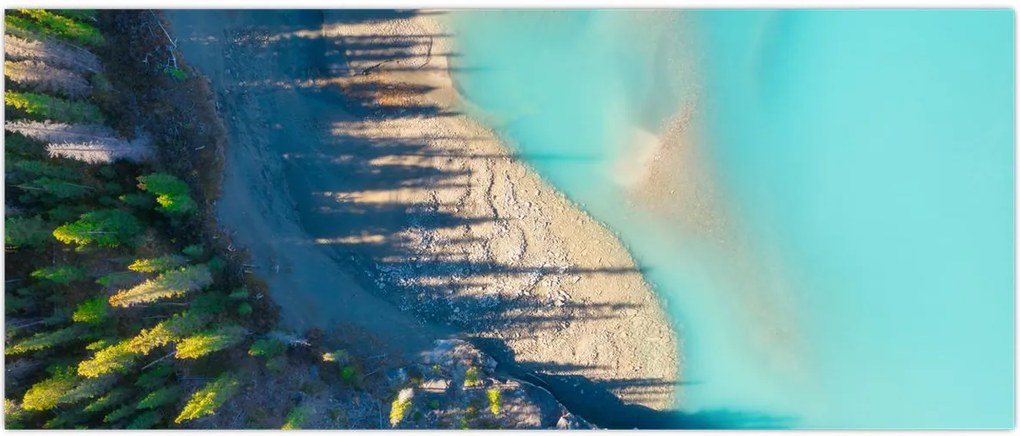 Tablou - Vedere la lac (120x50 cm)
