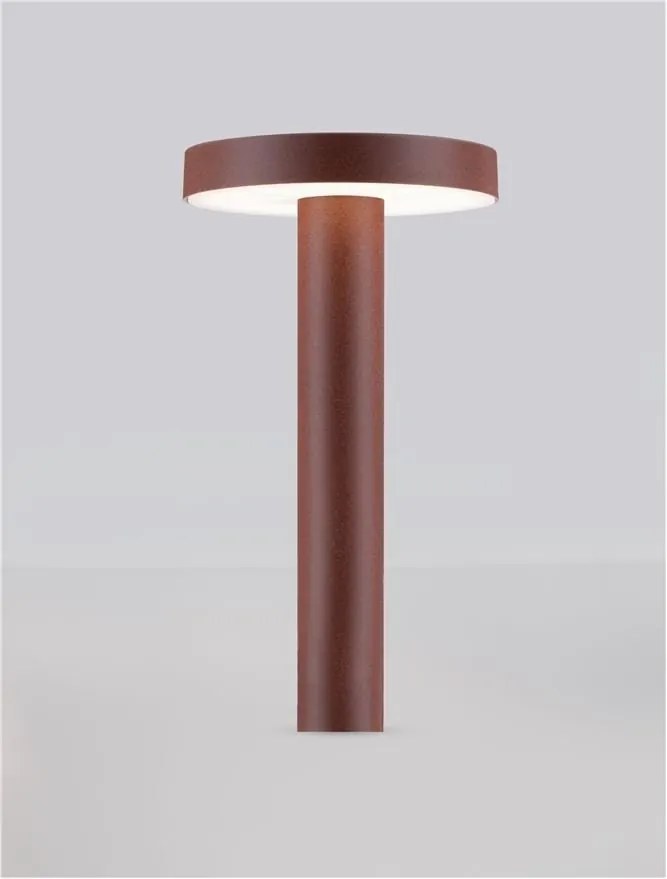 Stalp de exterior pentru terasa sau gradina, MOOD maro H-20cm