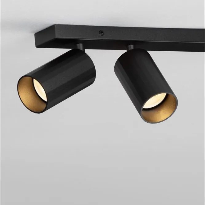 Plafoniera cu 2 spoturi GU10 ZELOS negru