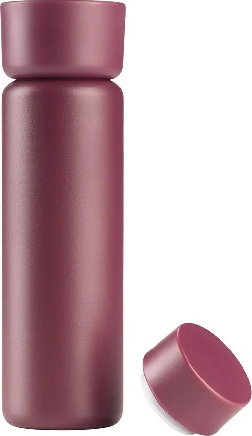 Cană termos burgundy din oțel inoxidabil 650 ml Singles – Zone