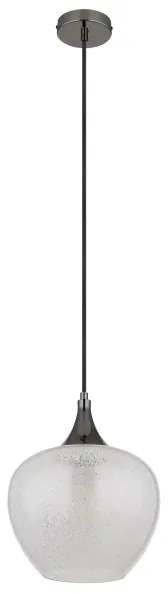 Lustră pe cablu Globo 15548HK MAXY 1xE27/60W/230V d. 24 cm antracit