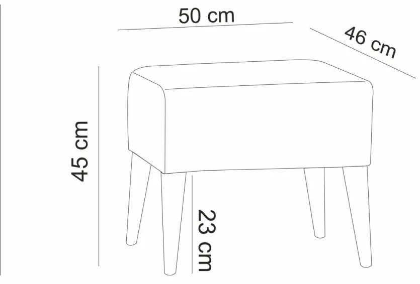 Set Canapea Extensibilă si Fotoliu Aria - S, Antracit