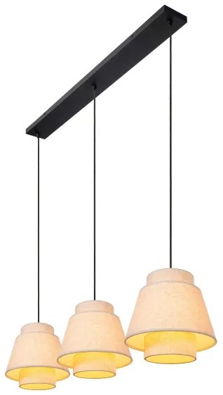 Lustră pe cablu Lucide 21435/03/38 TRIBUTE 3xE27/40W/230V crem