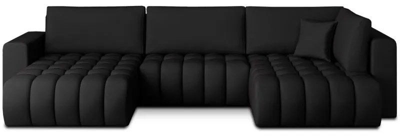 Colțar Bonito 350cm negru